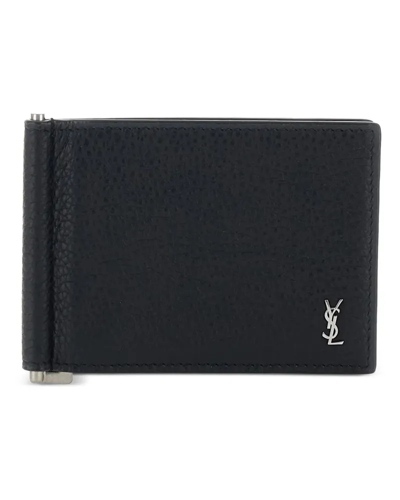 Saint Laurent Portemonnaie mit Logo - Blau Blau