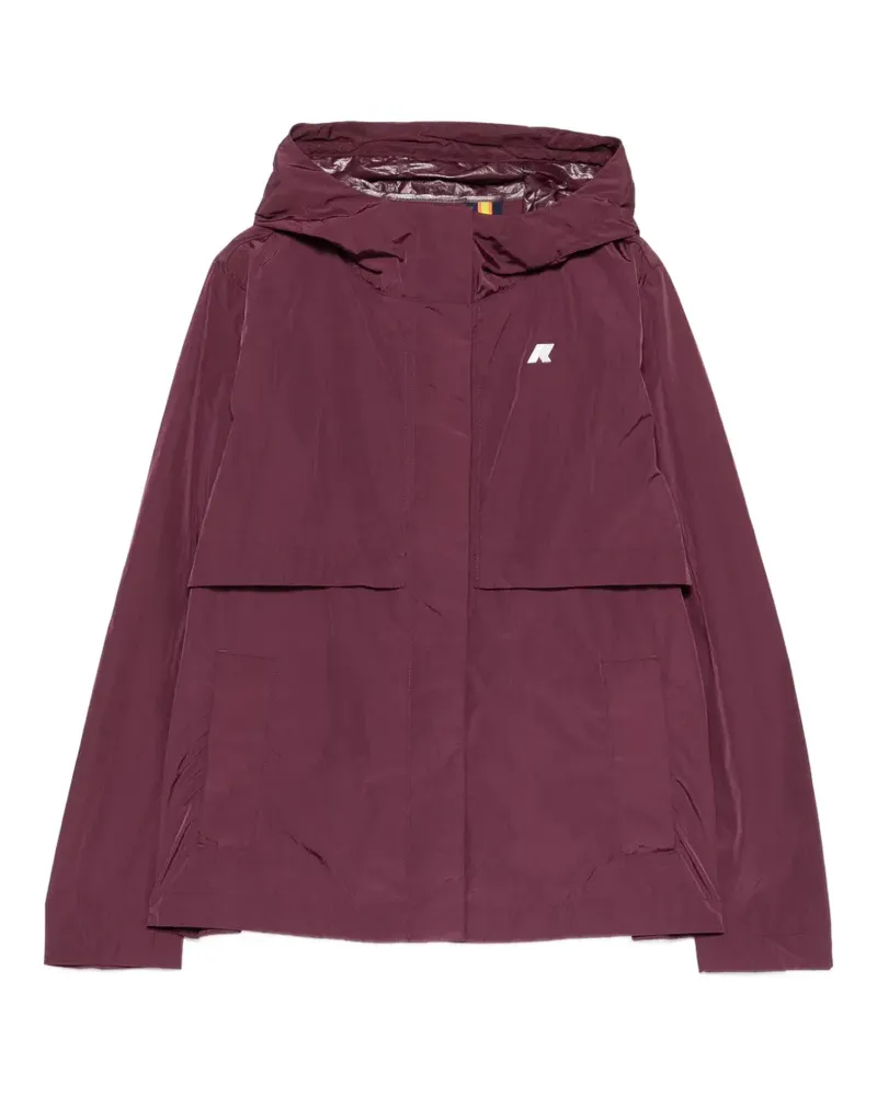 K-Way hooded jacket - Violett Violett