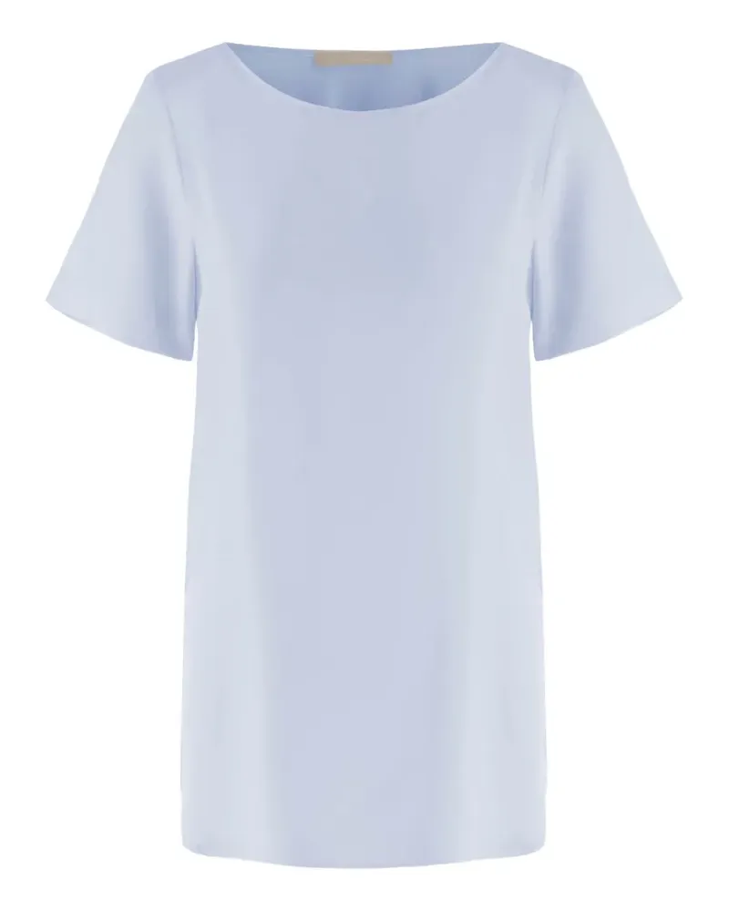 ALLUDE short-sleeves round-neck T-shirt - Blau Blau