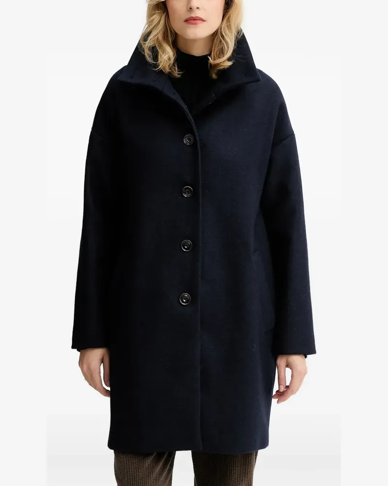 Sessùn single-breasted oversized coat - Blau Blau