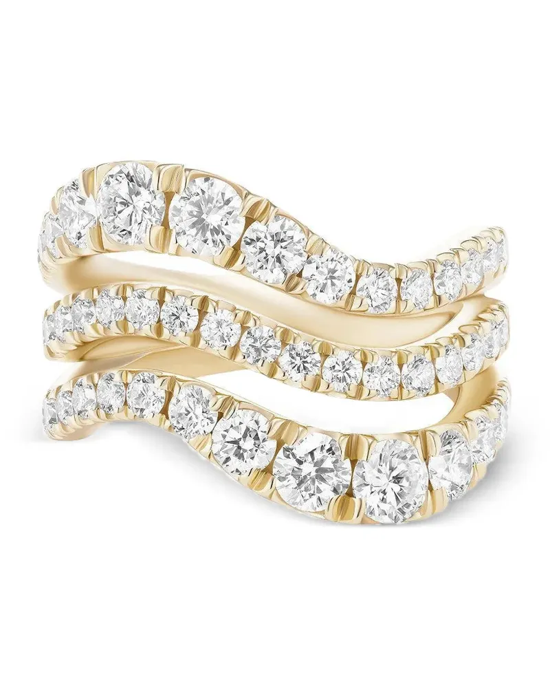 Melissa Kaye Clara Ring mit Diamanten - Gold Gold