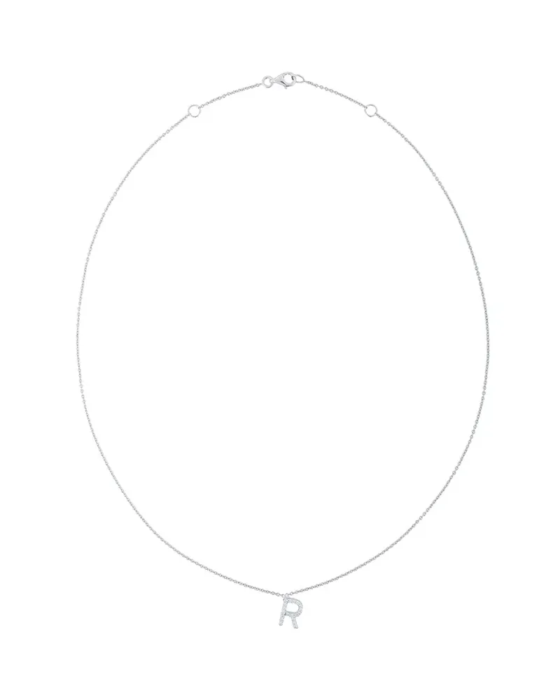 Alinka 18kt ' ID' Weißgoldhalskette mit Diamanten - Metallic Metallic