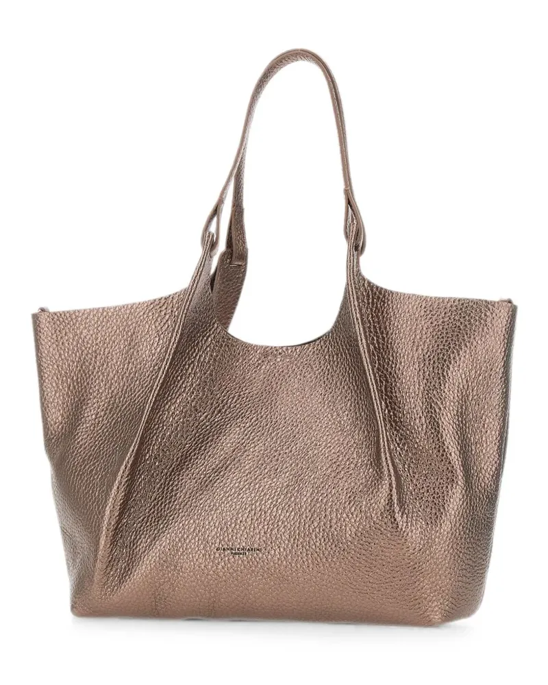 Gianni Chiarini large Dua leather tote bag - Braun Braun