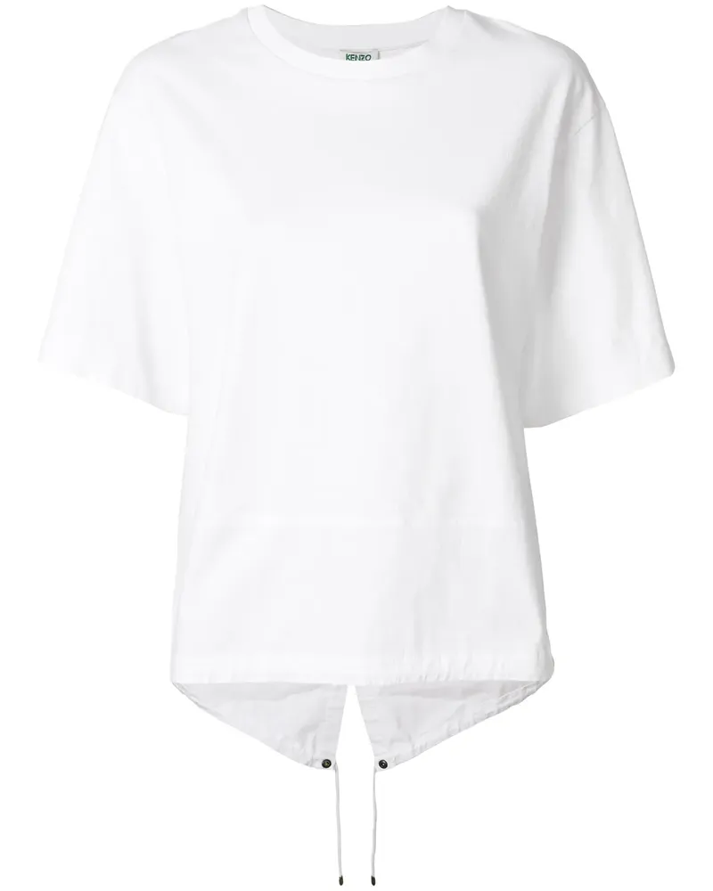 Kenzo Kastiges T-Shirt - Weiß Weiß
