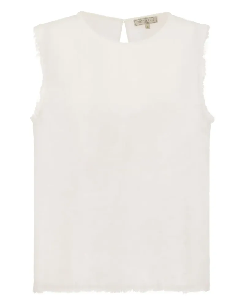 Antonelli Firenze Adrien Weste mit Fransen - Nude Nude