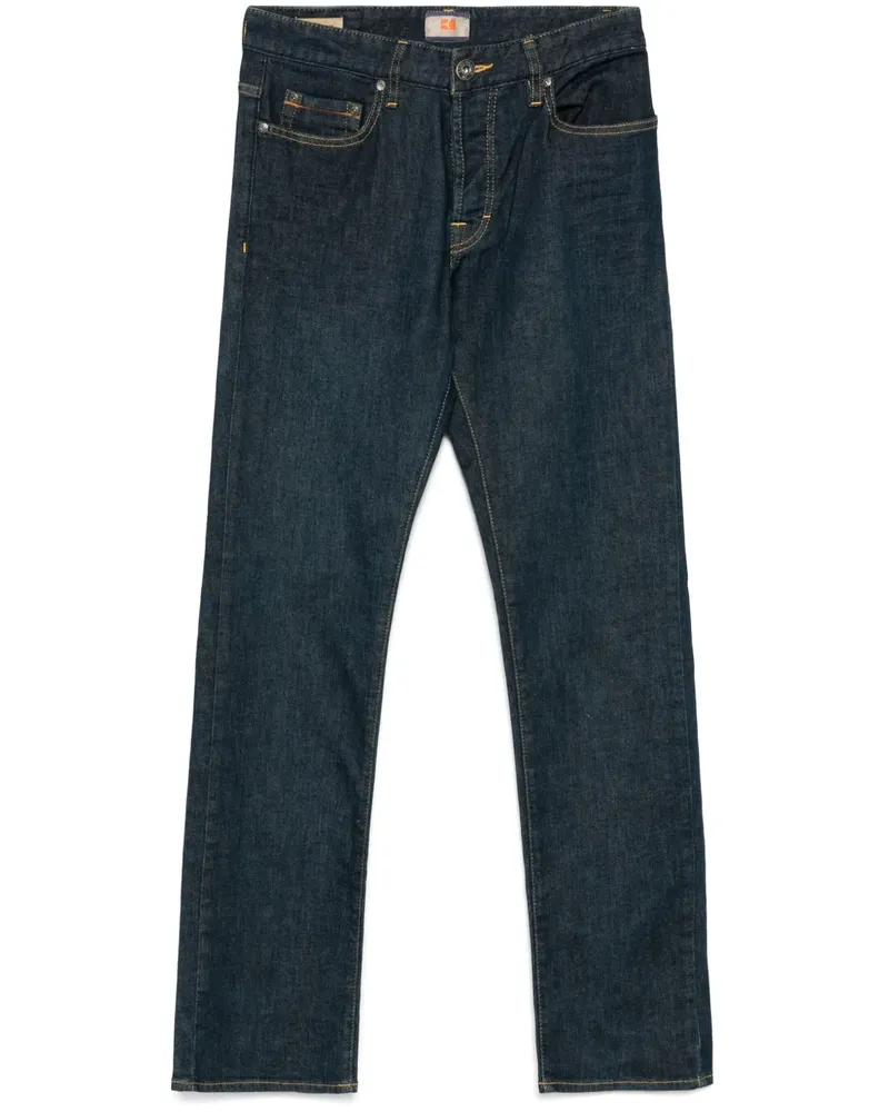 HUGO BOSS Jeans mit geradem Bein - Blau Blau