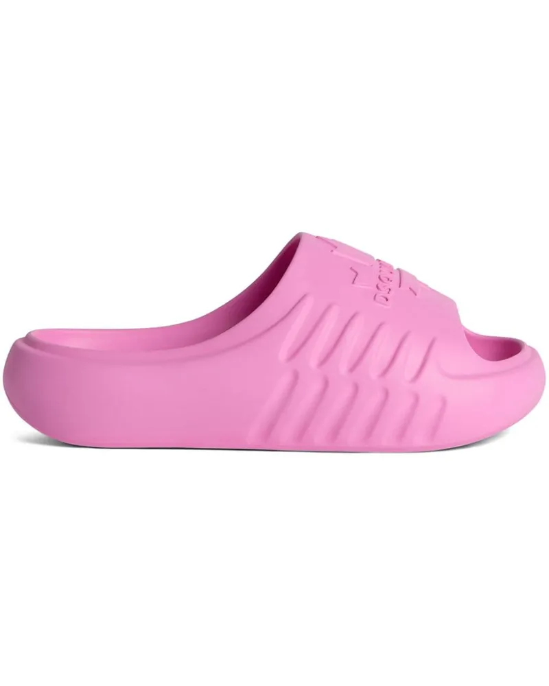 Dsquared2 Pantoletten mit Logo-Prägung - Rosa Rosa