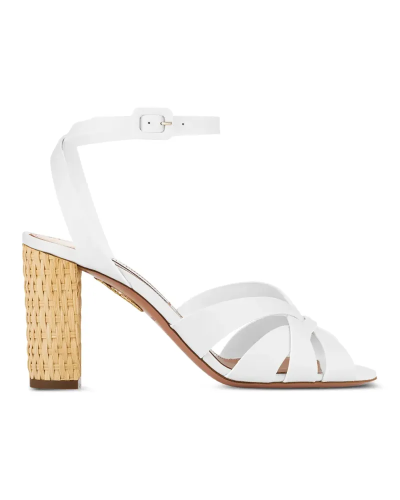 Aquazzura Copacabana heeled sandals - Weiß Weiß
