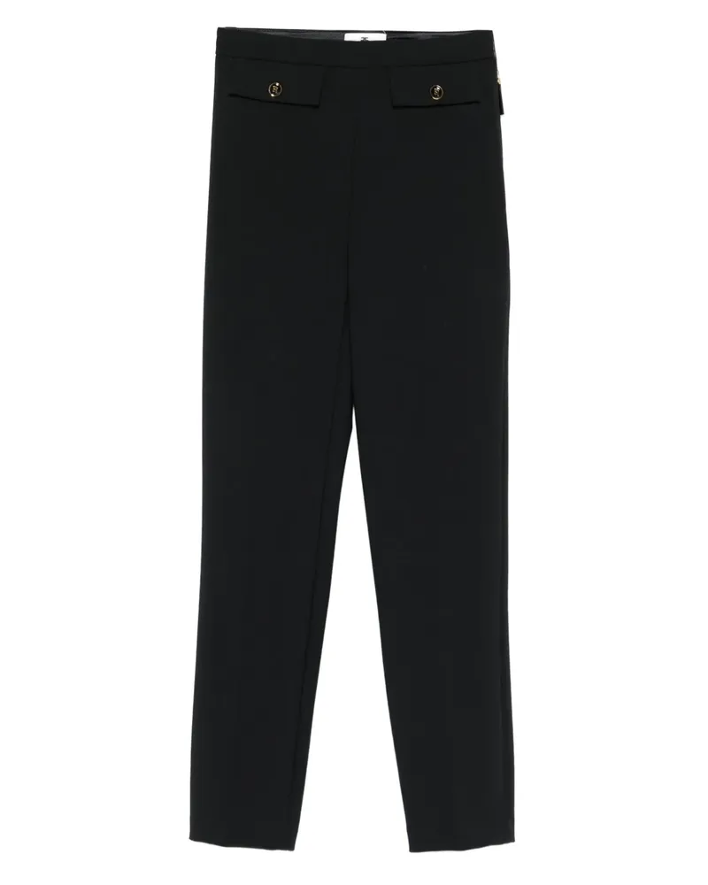 Elisabetta Franchi Klassische Slim-Fit-Hose - Schwarz Schwarz