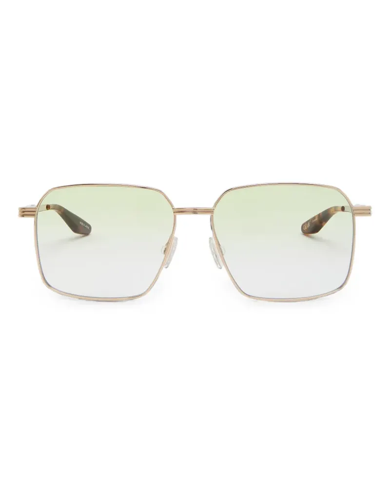 Barton Perreira Hampton geometric-frame sunglasses - Gold Gold