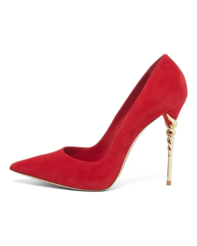 Le Silla Spiral Pumps aus Wildleder - Rot Rot