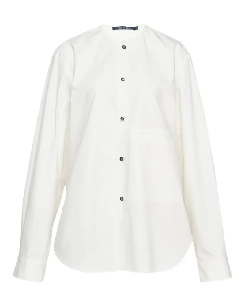 Sofie D'Hoore chest-pocket long-sleeve blouse - Weiß Weiß