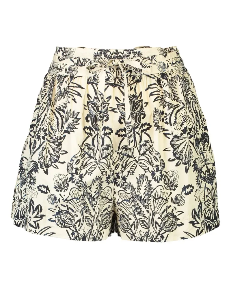 Ulla Johnson Rowan Shorts mit Gürtel - Nude Nude