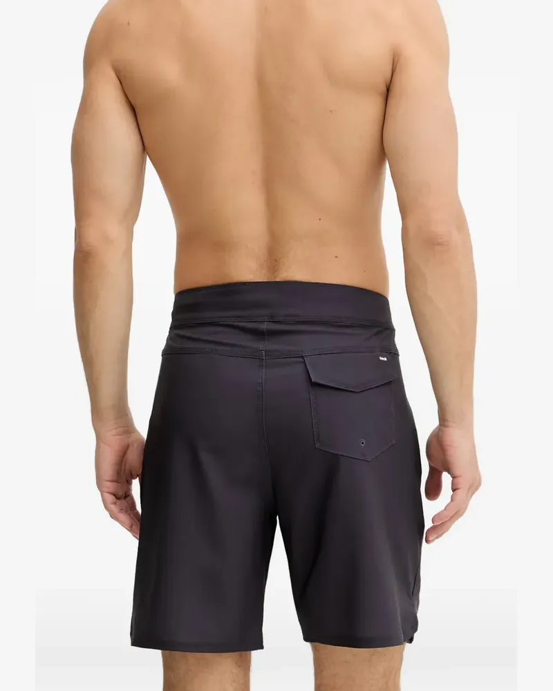 Hurley Phantom Boardshorts mit Blumenprint - Schwarz Schwarz