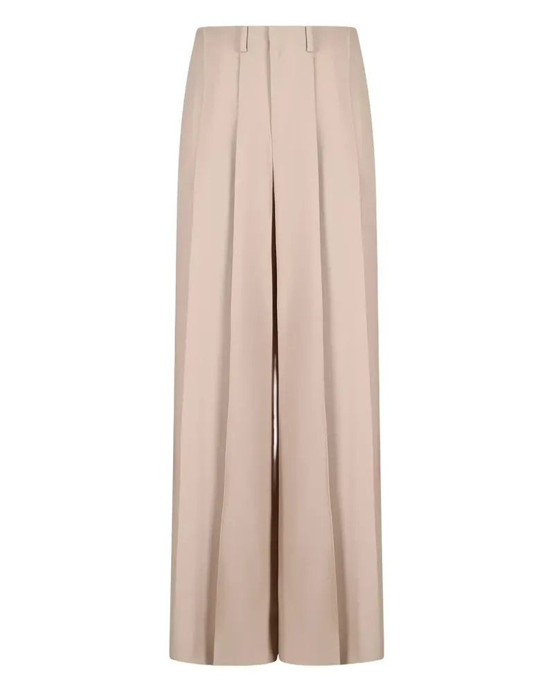 Giuseppe di Morabito Wide-Leg-Hose mit Bundfalten - Nude Nude