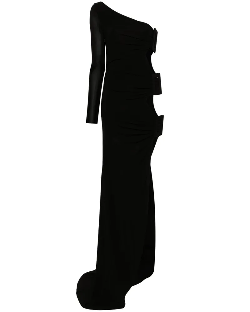 Giuseppe di Morabito Maxikleid mit Cut-Out Schwarz