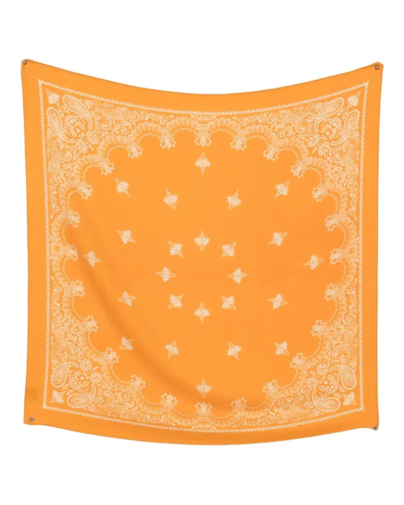 Destin Judy Schal mit Paisleymuster - Orange Orange
