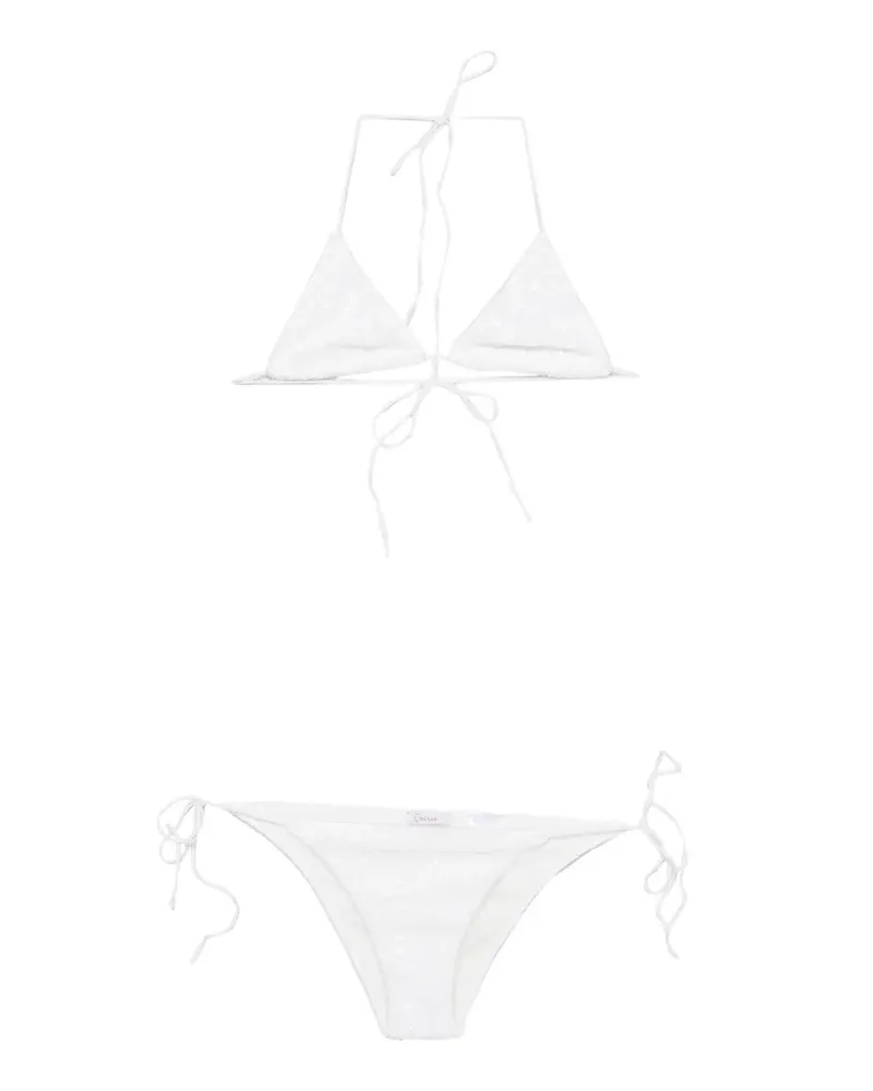 Oséree sequin-embellished bikini - Weiß Weiß