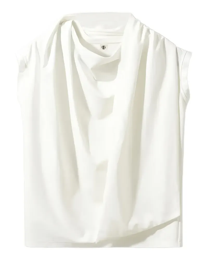 The Garment T-Shirt mit Schaldetail - Weiß Weiß