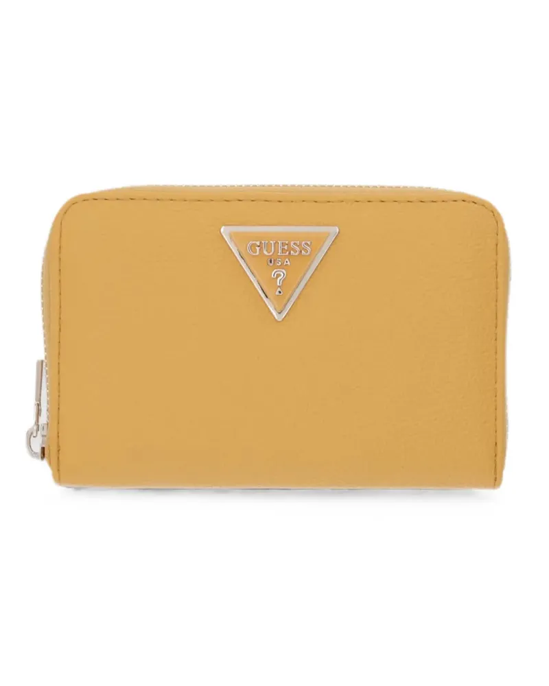 Guess Laurel triangle-logo wallet - Gelb Gelb