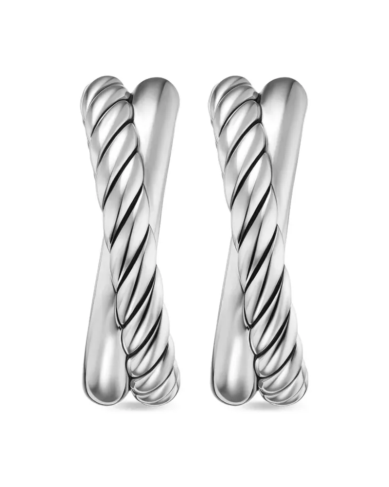 David Yurman Ohrringe aus Silber Silber