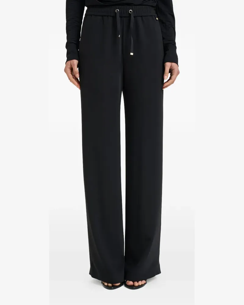 Herno drawstring elasticated-waist trousers - Schwarz Schwarz