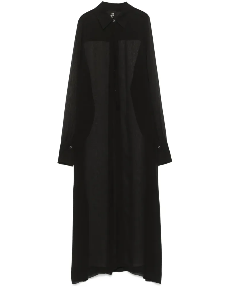 THOM KROM W D 39 Maxikleid - Schwarz Schwarz