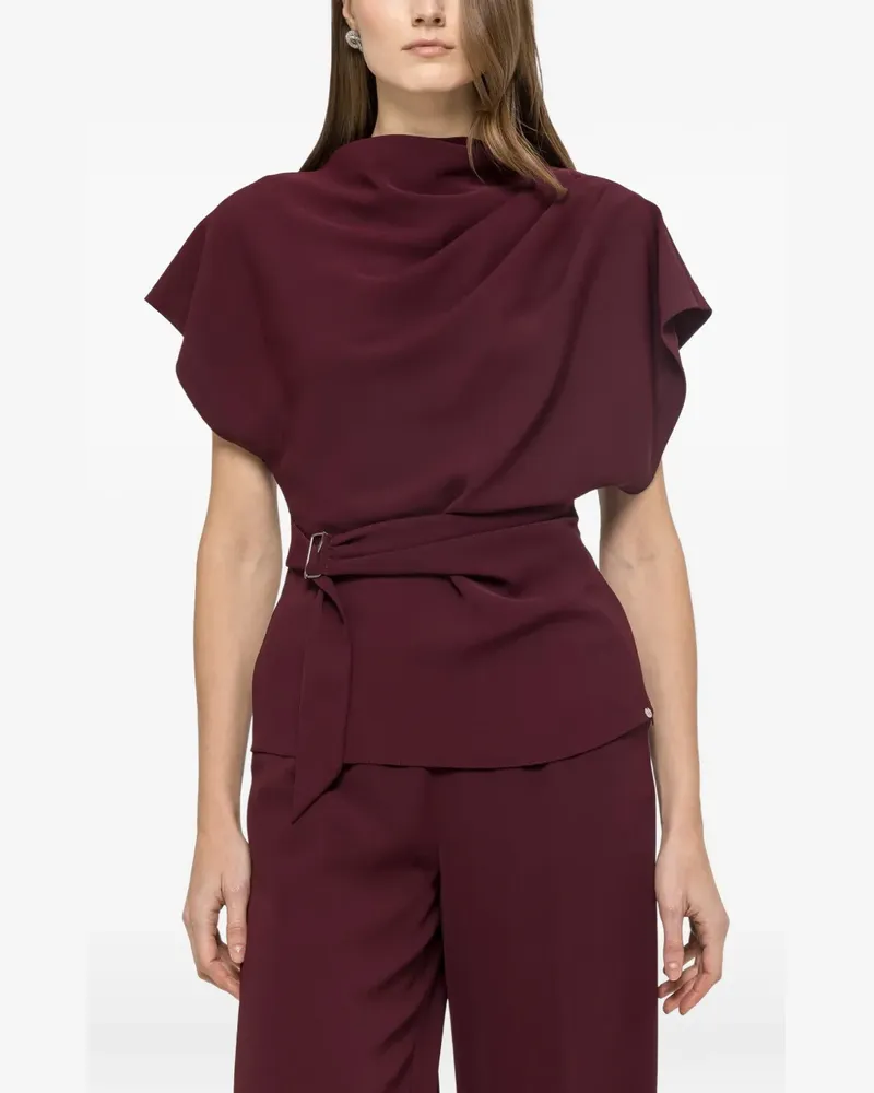 NISSA draped top - Rot Rot