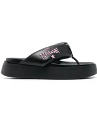 Chiara Ferragni Gesteppte Flip-Flops Schwarz