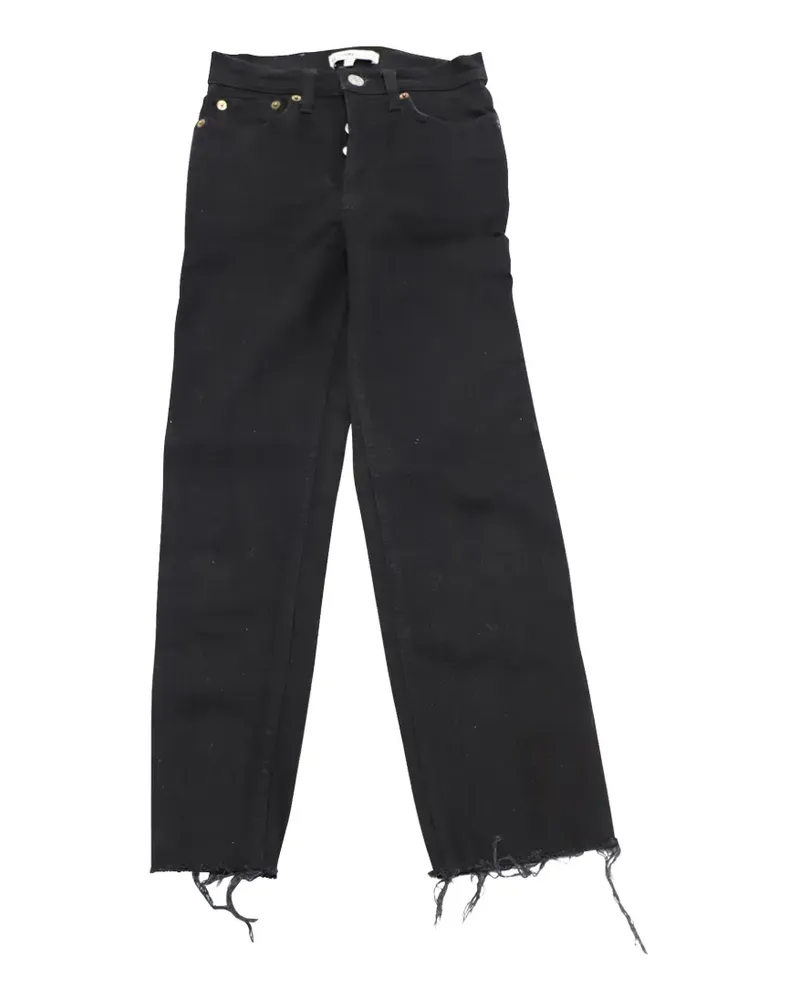 RE/DONE Stove Pipe Jeans - Schwarz Schwarz