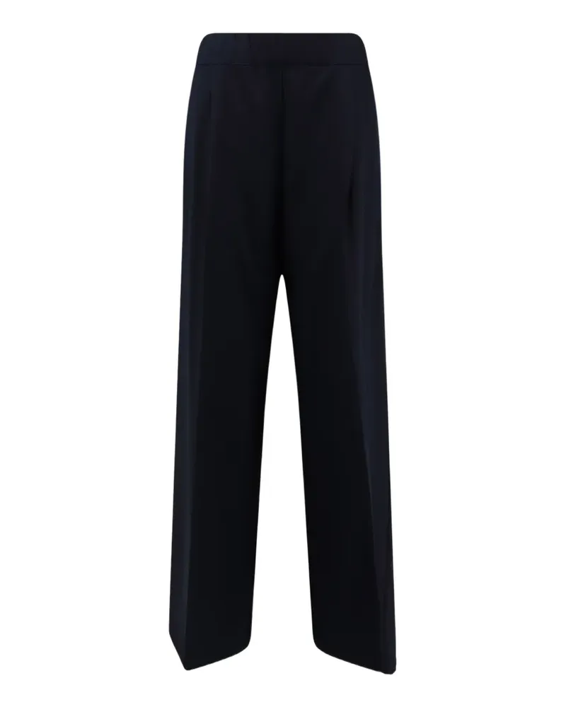 Semicouture High-Waist-Hose mit geradem Bein - Blau Blau