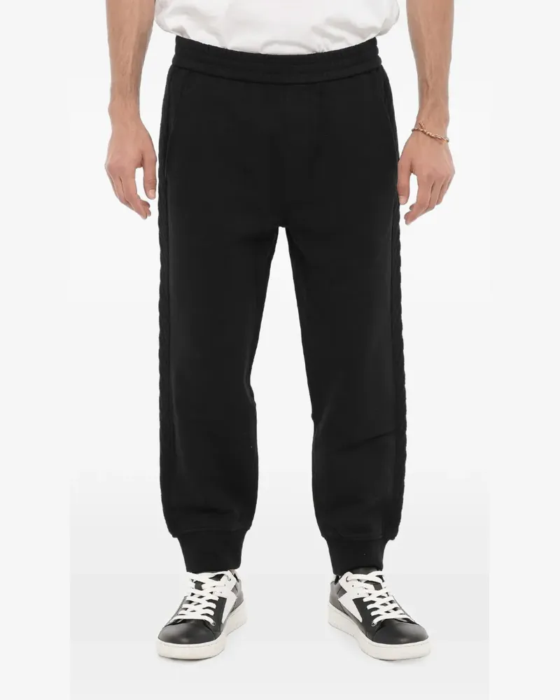 Neil Barrett Jogginghose mit Streifen - Schwarz Schwarz