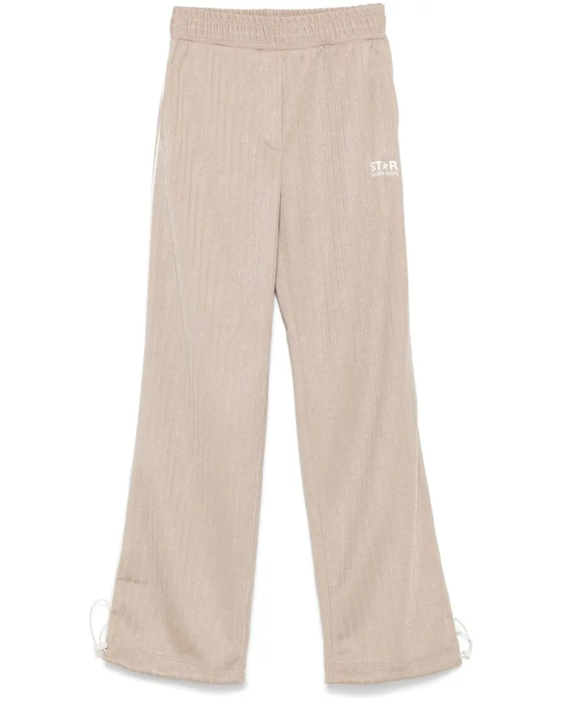 Golden Goose Jogginghose mit Logo-Print - Nude Nude