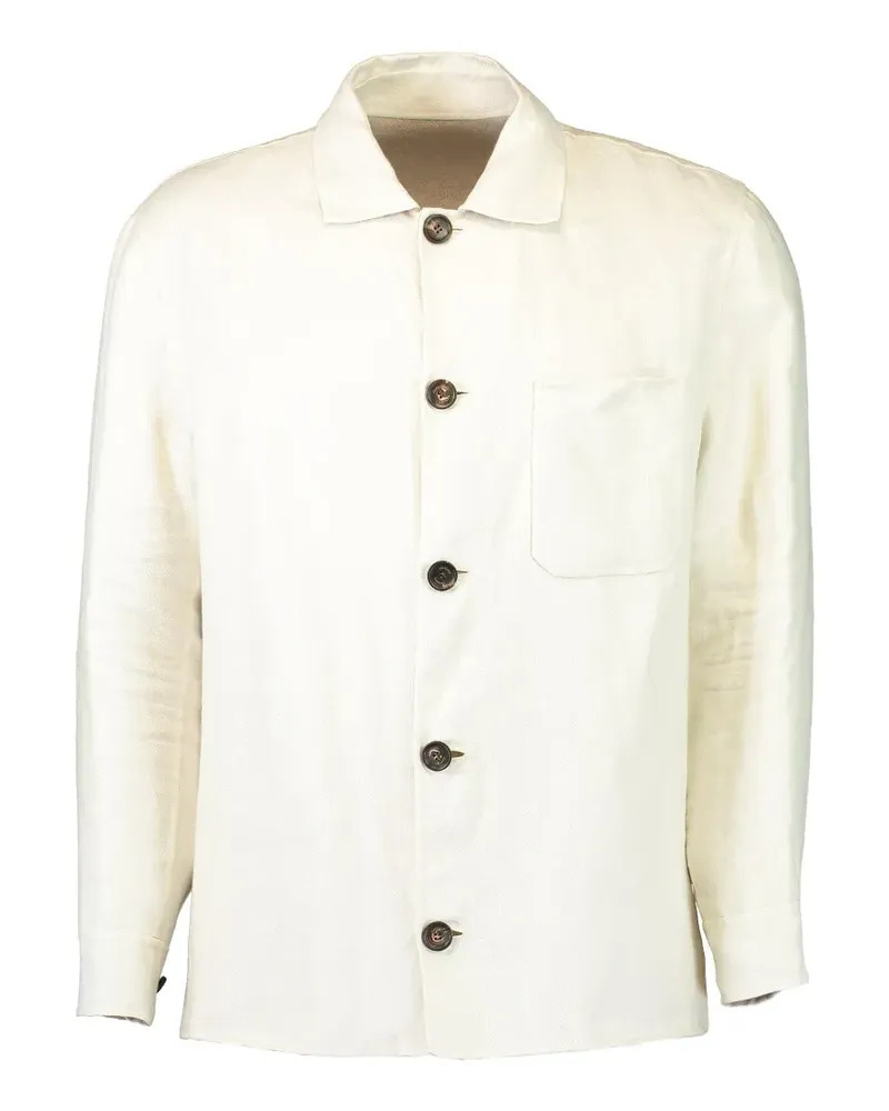 Eleventy Hemdjacke mit Knöpfen - Nude Nude