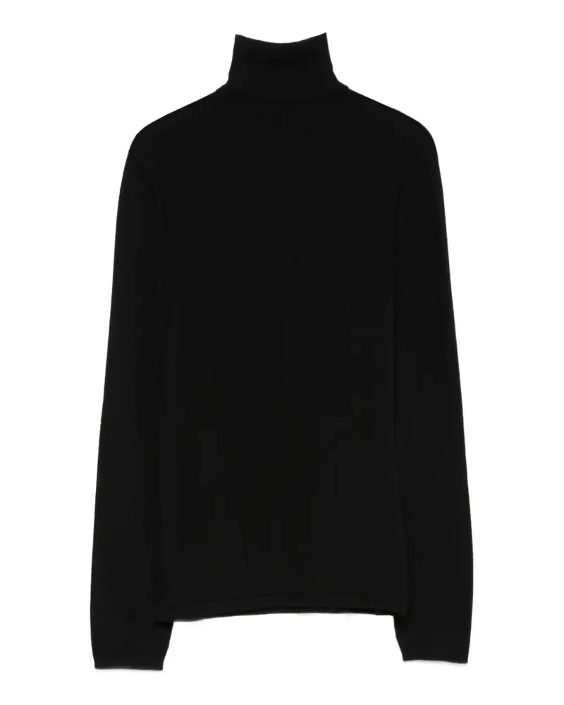 D.EXTERIOR Klassischer Rollkragenpullover - Schwarz Schwarz