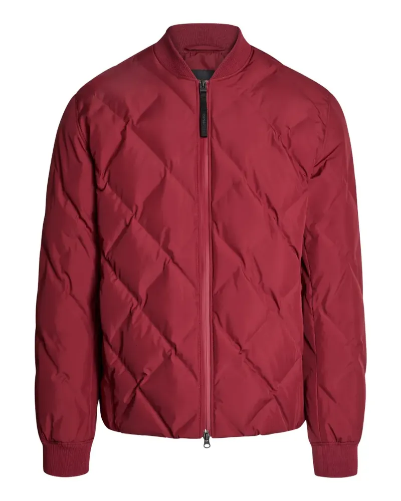 AlphaTauri diamond-quilting padded jacket - Rot Rot