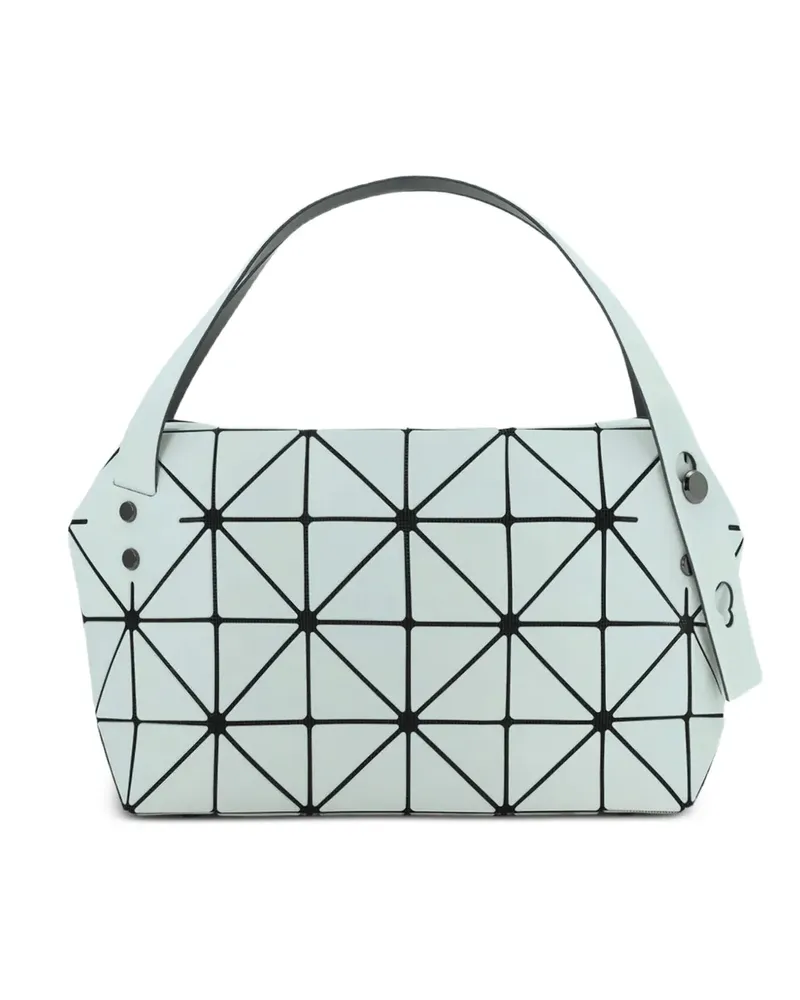 Issey Miyake Kleine Boston Handtasche mit geometrischen Einsätzen - Blau Blau