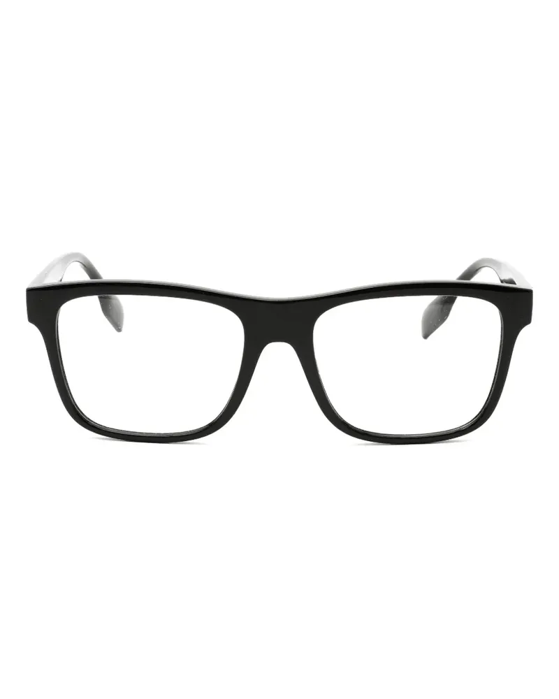 Burberry Brille mit eckigem Gestell - Schwarz Schwarz