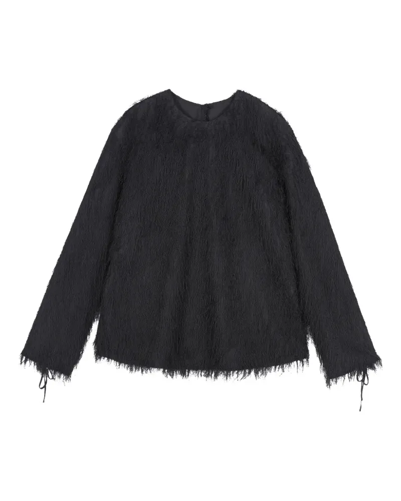 JNBY Jacquard-Bluse mit Fransen - Schwarz Schwarz