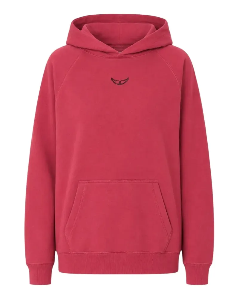 Zadig & Voltaire Georgy Mo Tour Hoodie mit Logo-Stickerei - Rot Rot