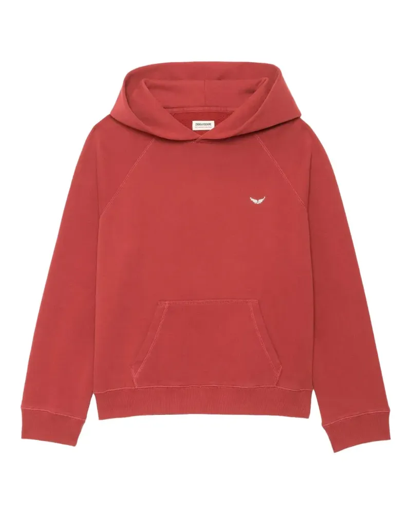 Zadig & Voltaire Georgy Mo Tour Hoodie mit Logo-Stickerei - Rot Rot