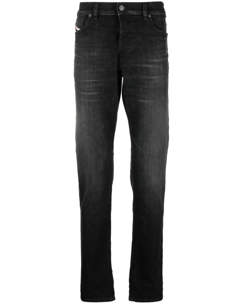 Diesel D-Sark Straight-Leg-Jeans Schwarz