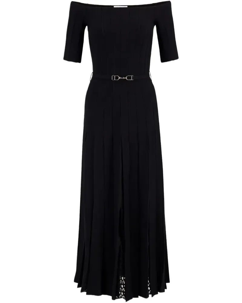 Gabriela Hearst Kurt Kleid - Schwarz Schwarz