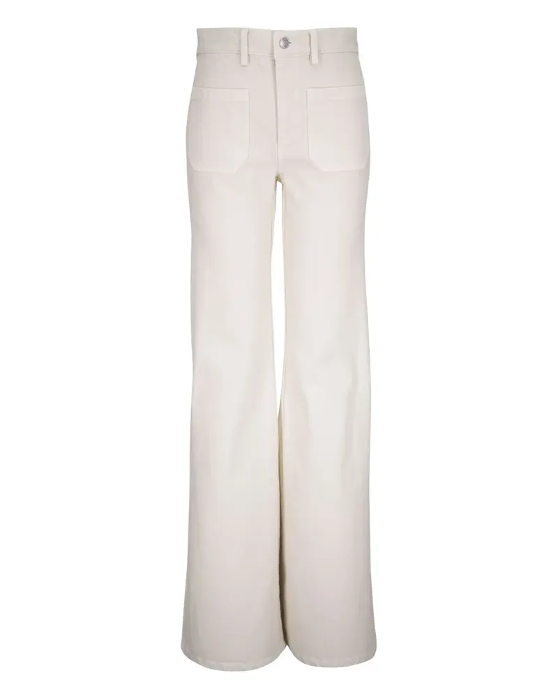 Nili Lotan Florence Hose mit weitem Bein - Nude Nude