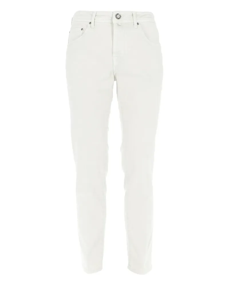 Jacob Cohën Scott Hose mit Taschen - Weiß Weiß