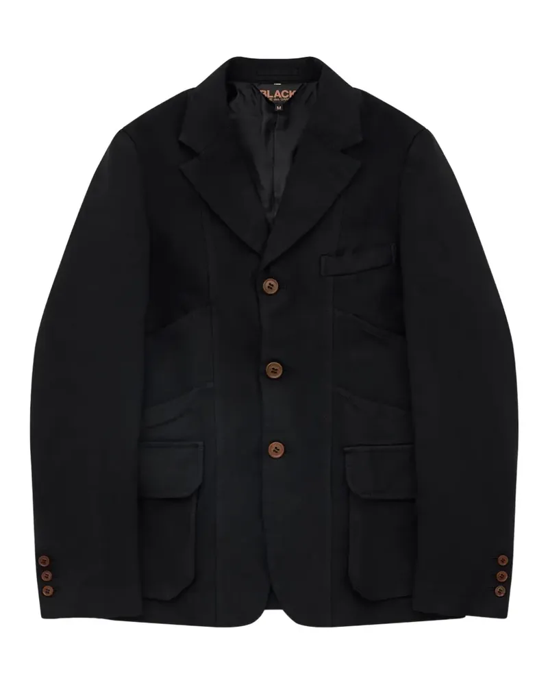 Comme des Garçons Geknöpftes Sakko - Schwarz Schwarz