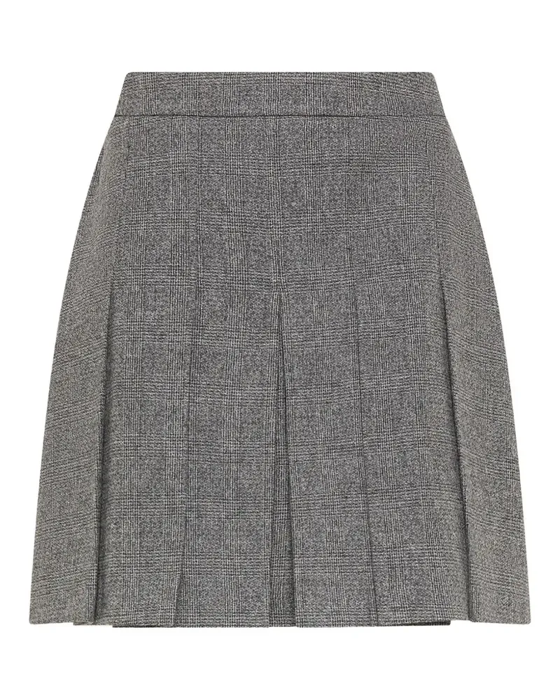 Seventy flannel mini skirt - Grau Grau