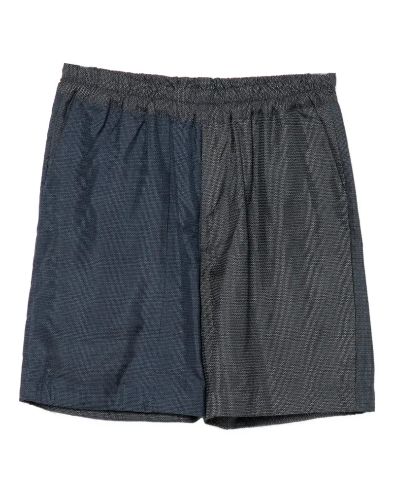 BY WALID Oshima Kimono Blaze Shorts - Schwarz Schwarz