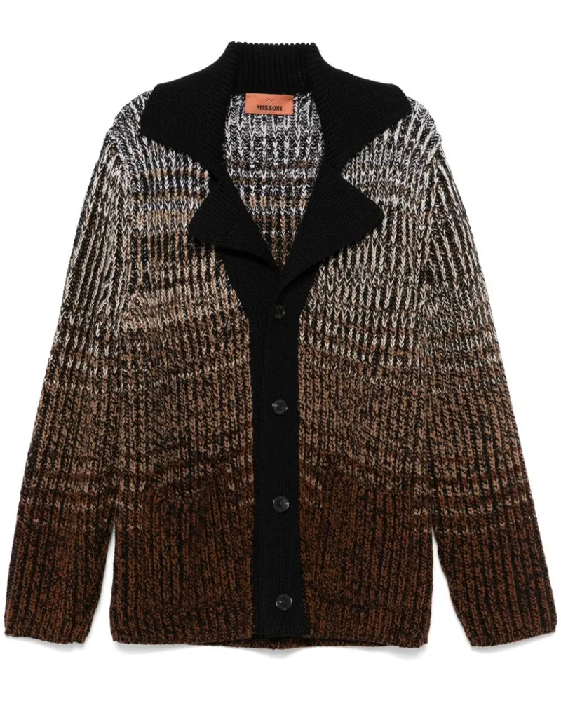 Missoni Melierter Cardigan Braun