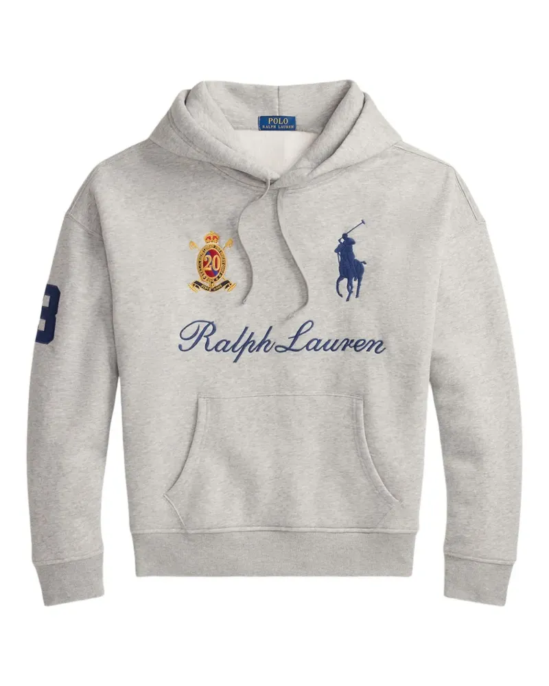 Ralph Lauren Hoodie mit Logo-Stickerei - Grau Grau